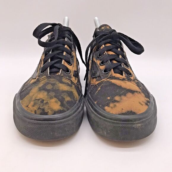 Vans Old Skool Bleach Dye Skate Shoes Unisex 6M - 7.5W Lace Up Low Top Sneakers - Picture 2 of 10
